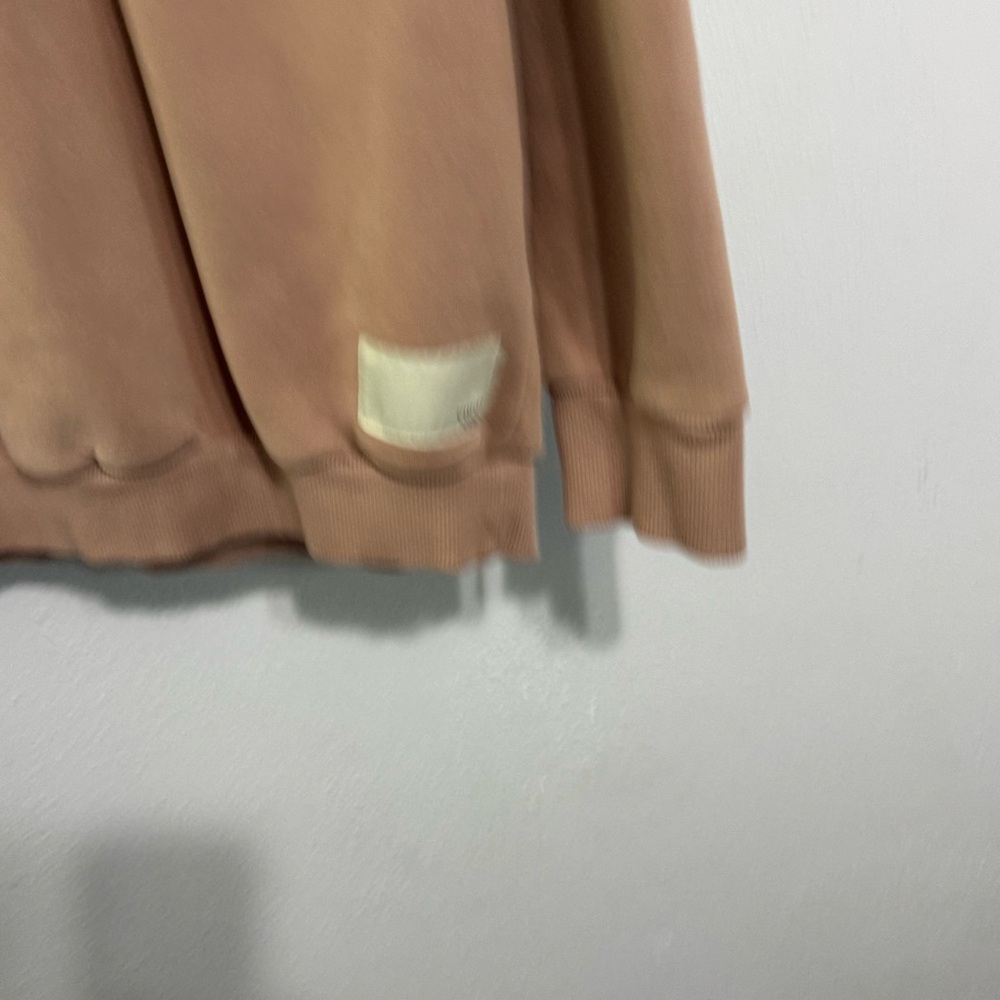 Vuori Restore oversized hoodie Blush Pink Sweatshirt with White Patch xs - Picture 2 of 8
